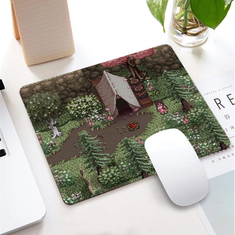 Stardew Valley Mauspads Kleine Mauspads Gamer PC Mauspads Sakura Computertischmatte Maus Teppich Gaming für Maus Tastatur Pads