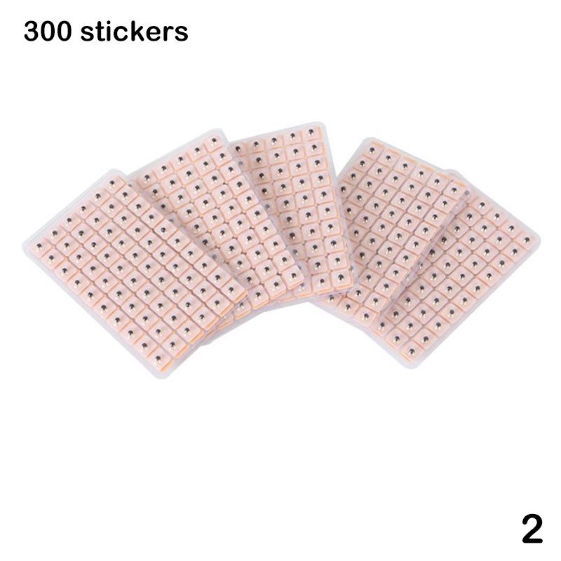 

60/300 наклеек Наклейки на точки ушей Наклейки на давление в ушах Наклейки на ушные шарики с акупунктурой Массажные наклейка на ушах