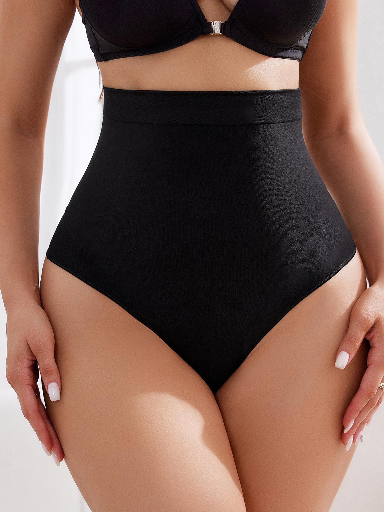 Private Label High Waist Seamless Control Brief Tummy Control Waist Tightening Butt Lifter Invisible OEM ODM Fajas S чёрный