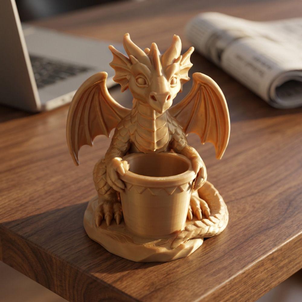 Gothic Style Dragon Planter Pot Home Decoration Dragon Statue Succulent Plant Flowerpot Home