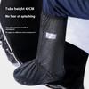 1Pair Rain Boot Shoe Cover Black Waterproof Reflective High Top Reusable Motorcycle Cycling Bike Clear Wear Shoes Dust Covers