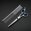 Professional Pet Grooming Scissors Set: Curved Trimming Shears for Dog Hair & Teddy Cuts