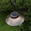 Solar Retro Camping Lantern Waterproof Vintage Night Lighting Portable Outdoor Hanging Tent LED Chandelier Light for Garden