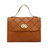 2026 New Fashion Diamond Embossed Crossbody Clutch - Simple Plaid Small Square Bag