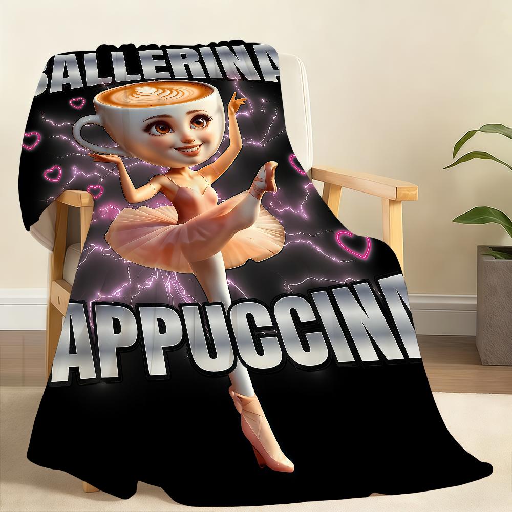 ITALlAN Brainrot Creative Animal Blanket Soft Throw Blanket for Home Bedroom Bed Sofa Picnic Travel Office RestCover BlanketGift