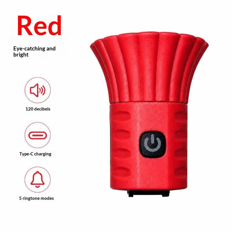 Bicycle Electric Horn Low Power Consumption Super Loud Waterproof Bike Bell for E-Scooter Mountain Bike Daily Riding Accessories