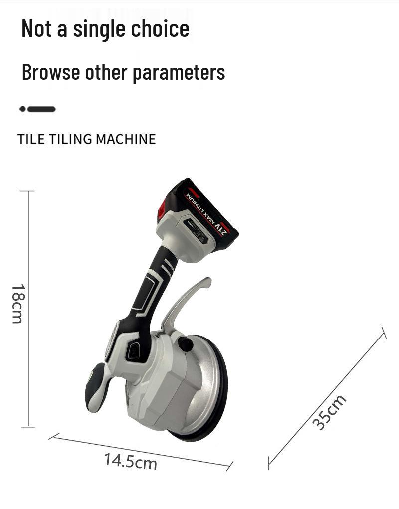 New Style Dual-Speed Tile Vibrator with Digital Display and Suction Cup