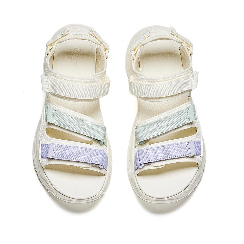 Anta Starlight 1 Fashion Comfortable Versatile Beach Sandals Women Sandals Beige 922528536-3