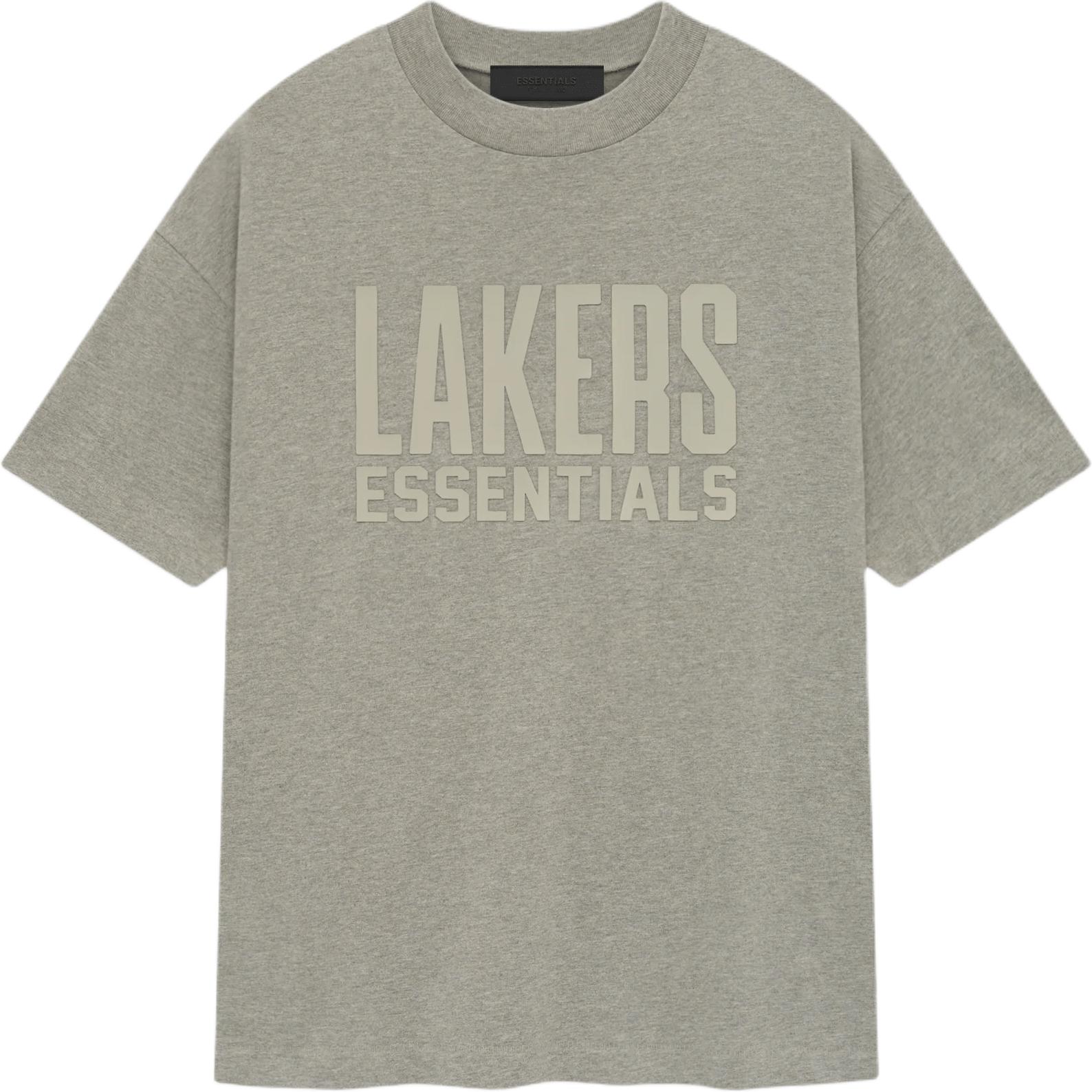 

Fear of God Футболка Essentials x NBA Lakers, теплая, серая, для мужчин, 125AL244305F L