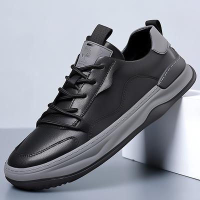 Yüksek Kaliteli Erkek Lüks Tasarımcılar Dış Mekan Spor Ayakkabıları Moda Rahat Günlük Deri Yürüyüş Ayakkabıları Kaymaz Düz Tenis Masculino Ayakkabı