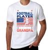 My Favorite Football Player Calls Me Grandpa Grandson Grandpa Gift Tshirt Breathable Lightweight Summer Top