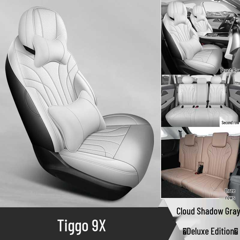 Chery Tiggo 9 & 9x Sitzbezüge: Vollumrandung, Ganzjahres, Fünfsitzer-Kissen