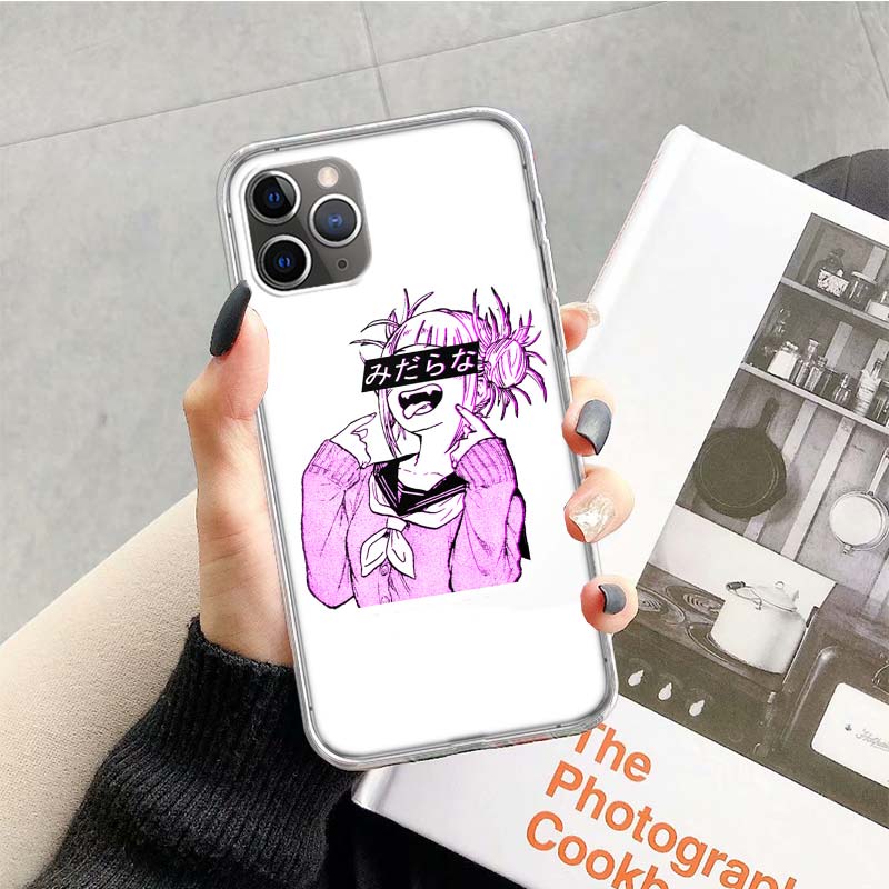 Anime Himiko Toga Boku cute Phone Case For Apple iPhone 17 Air 16 15 Plus 14 + 13 Mini 12 11 Pro Max 7 8 SE 16Max Soft Shell Cov
