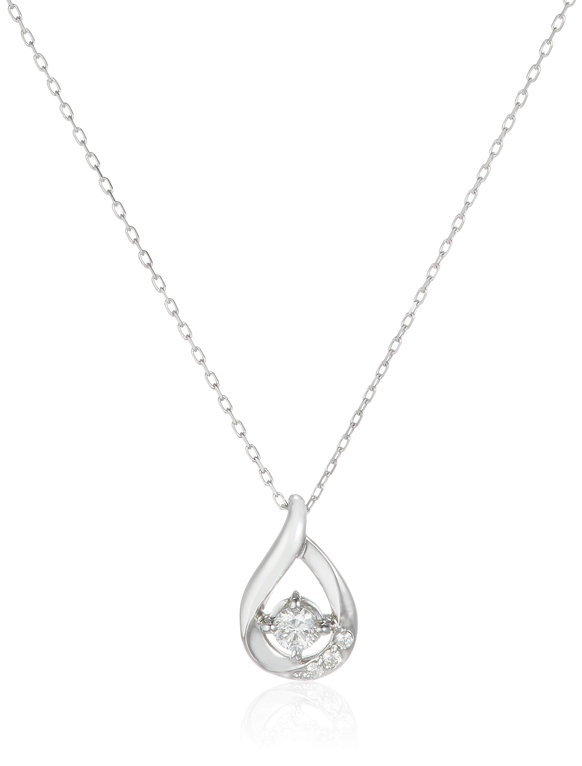 

Yondo Canal K10 White Gold Necklace [Canal Sea] 4℃ 15184-612-3213-00-00