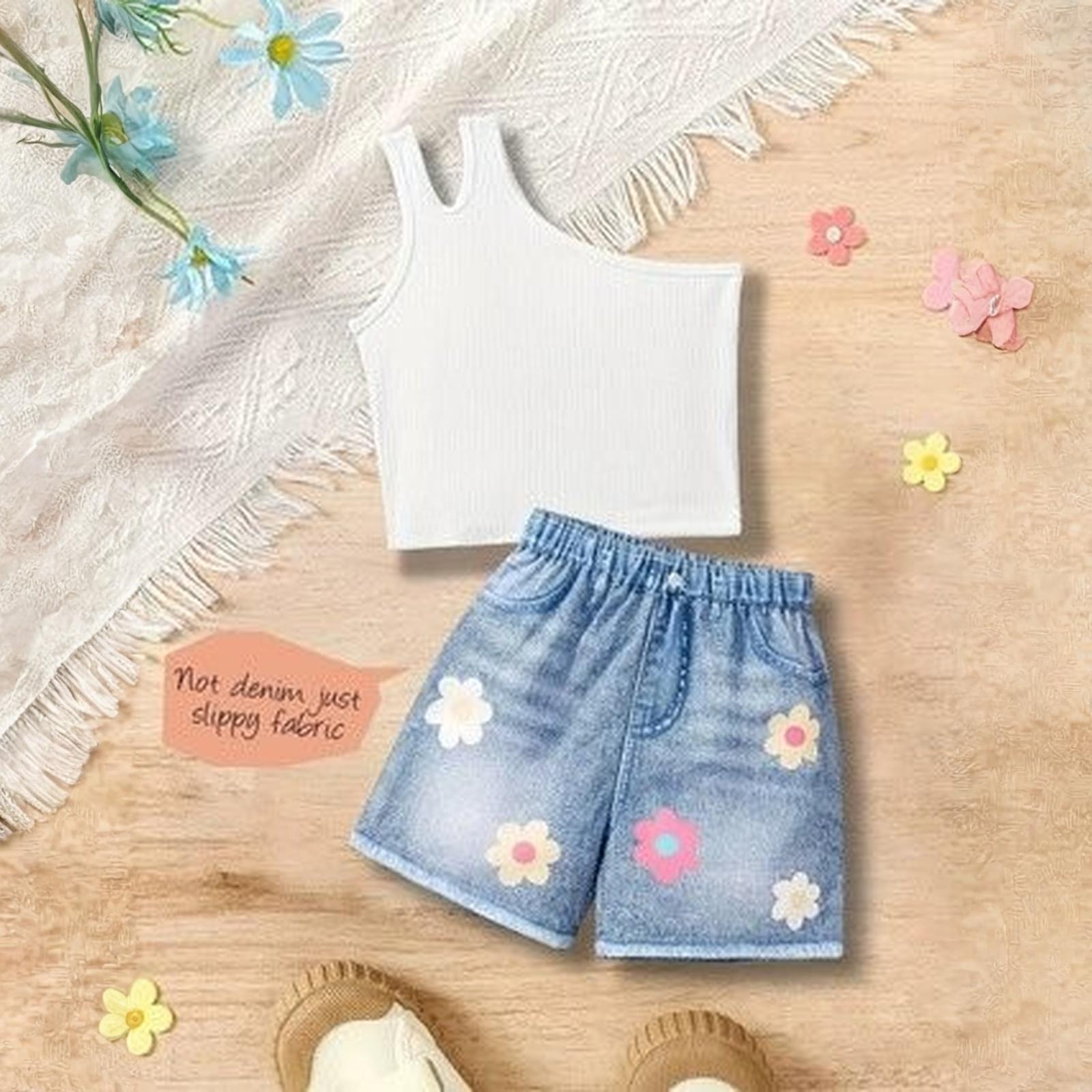 

Kids Casual Stylish Two-Piece Set With Flare Leggings 2 белый