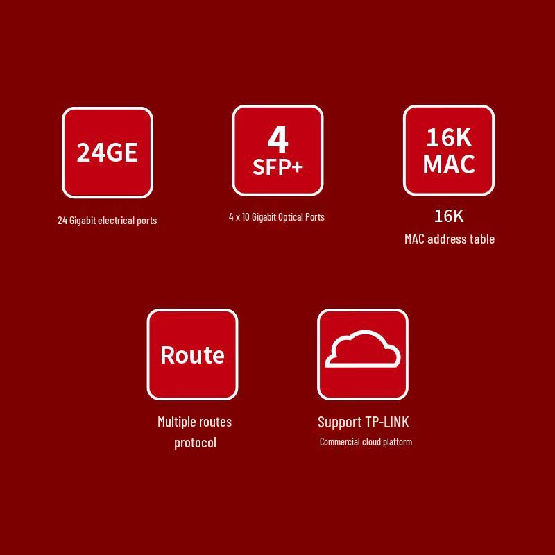 TP-LINK TL-SH5428 28-Port Layer 3 Managed 10G Switch