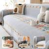 European Chenille Sofa Cover: All-Season Universal Slipcover