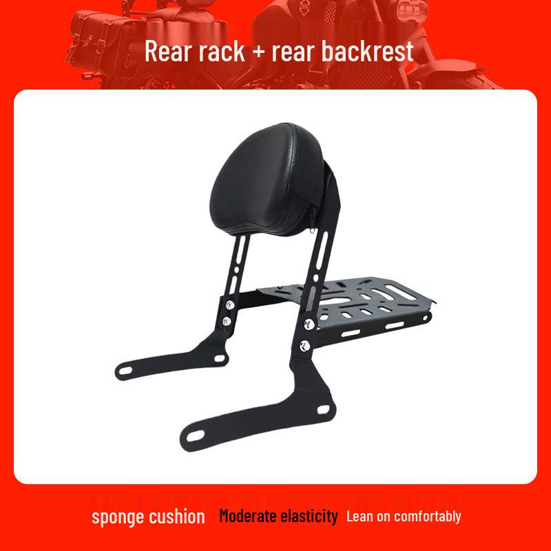 Qianjiang Flash 400 Rear Seat Back Rack & Motorcycle Luggage Rack Mod Kit