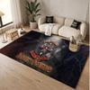 Custom Rug Guns N’ Roses Pattern Print Name Text Soft Non‑Slip Floor Carpet for Home Indoor Decoration