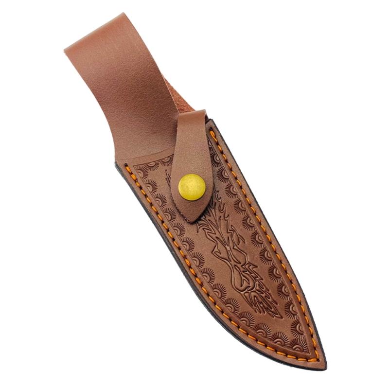 Outdoor Straight Bag Practical Outdoor Fixed Knife Sleeve for Culinaries Need X3UC