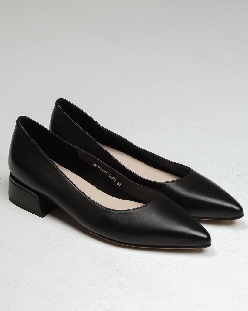 Shoes with Pointed Toe Berkonty 31670217 35 Black Leather