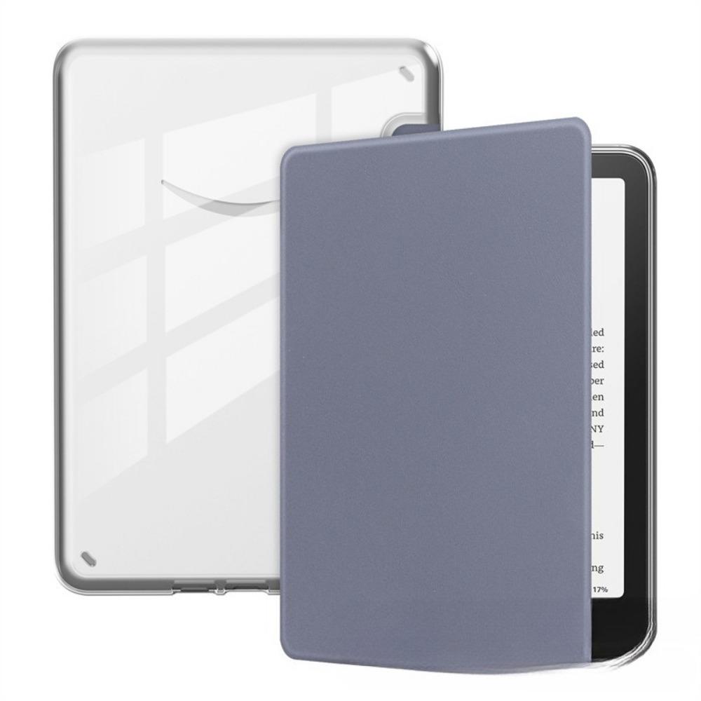 Premium Lederhülle für Kindle Paperwhite 6 5 4 3 2024 Edition mit Acryl-Abdeckung Oasis Hülle