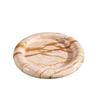 French vintage marble round Nordic light luxury desktop decorative storage items