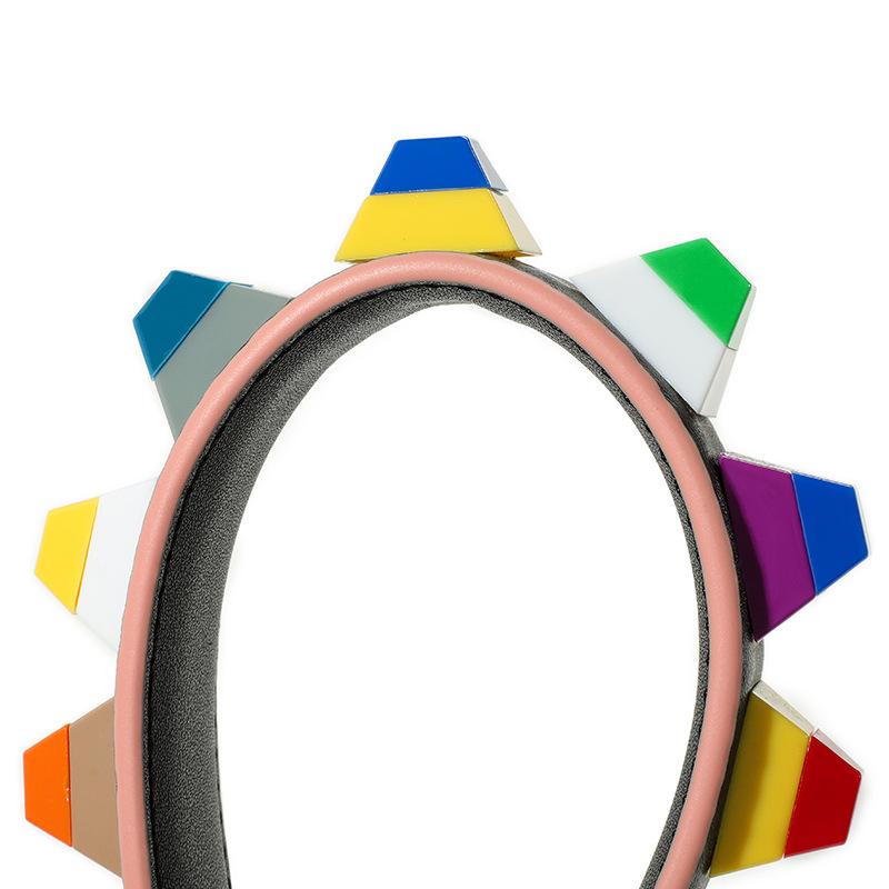 MHS-B-16 Acrylic Square Nail Backpack with Short Shoulder Strap