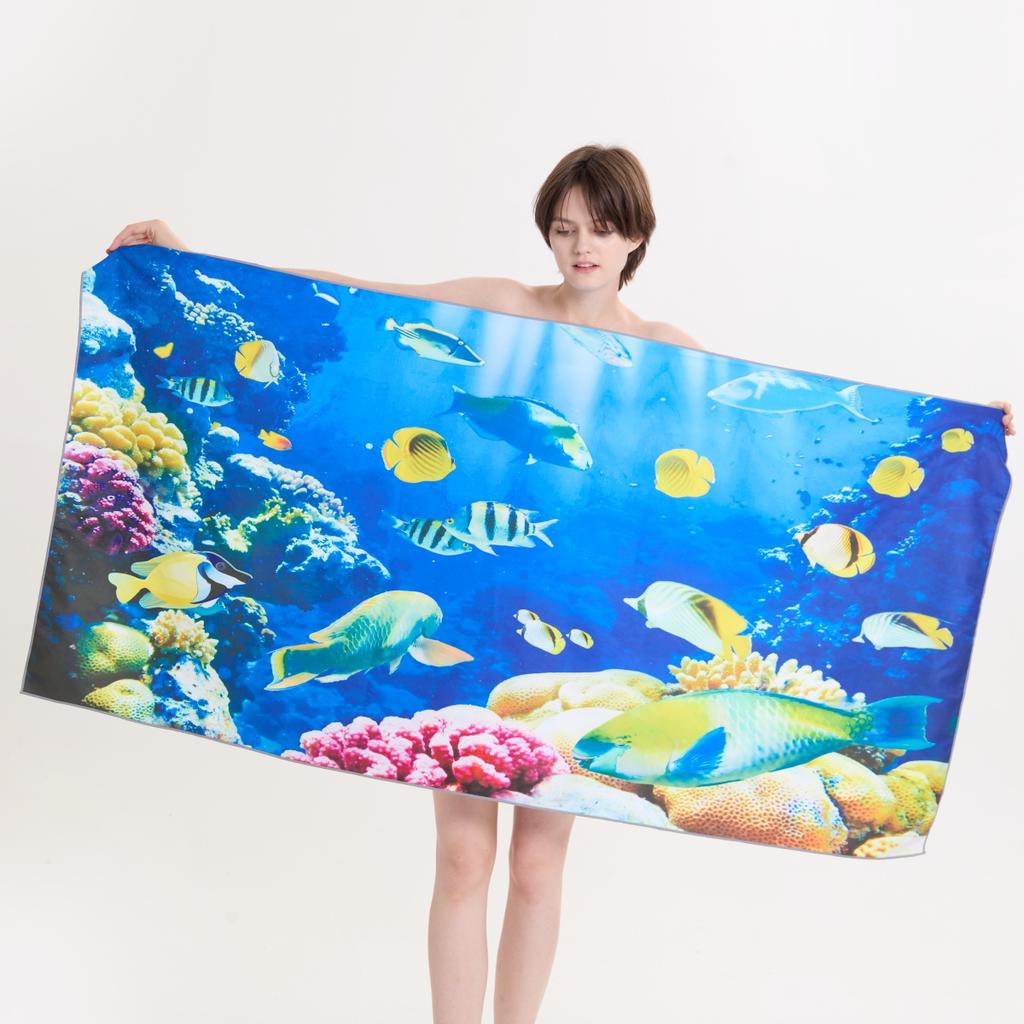 Microfiber Towel Quick Dry Towel Travel Towel Sports Towel Beach Towel Sandproof Soft Light Towel For Swim, Yoga, Gym