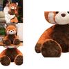 Adorable Plush Raccoon Doll Soft Stuffed Animal 50cm And 80cm For Kids Cuddly Companion