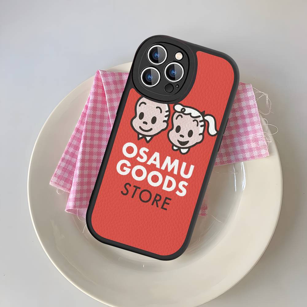 Fashion Osamu Goods Phone Case For IPhone 16 15 14 13 12 11 Pro Max Plus Shockproof Leather Cover