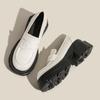 White Female Shallow Mouth with Skirt Fairy Small Leather Shoes Student Single Shoes Female