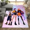 Future Fashion Warriors Area Rug Suitable for Bedrooms Foyer Dining Room Decorate Room Anti-slip Rug Decorate Offices