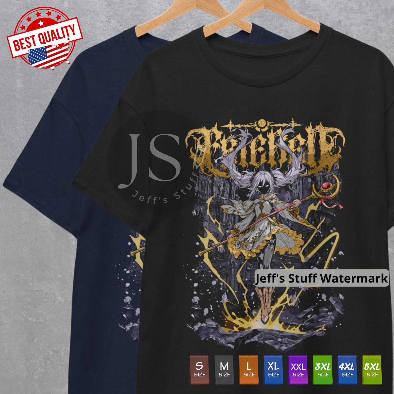New Frieren T Shirt Sousou No Frieren Anime Manga Tee Japanese Cosplay S