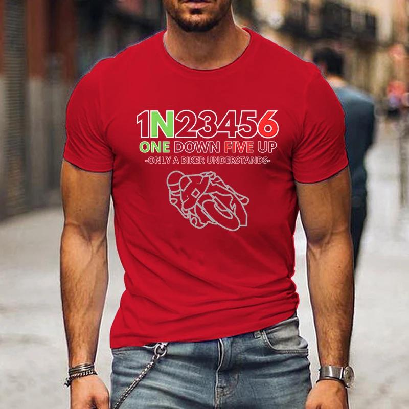 T Shirts Men Clothing 1n23456 The Secret Code of Bikers Graphic T Shirts Clothes Short Sleeve Tops Men Clothing Oversized Tshirt