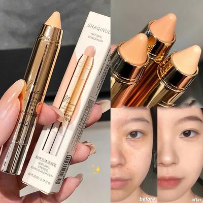 Concealer-Stift für das Gesicht, lang anhaltende Abdeckung, Korrektur von Augenringen, Kontur-Concealer-Stick, Hochglanz, erhellt das Gesicht, kosmetisches Make-up