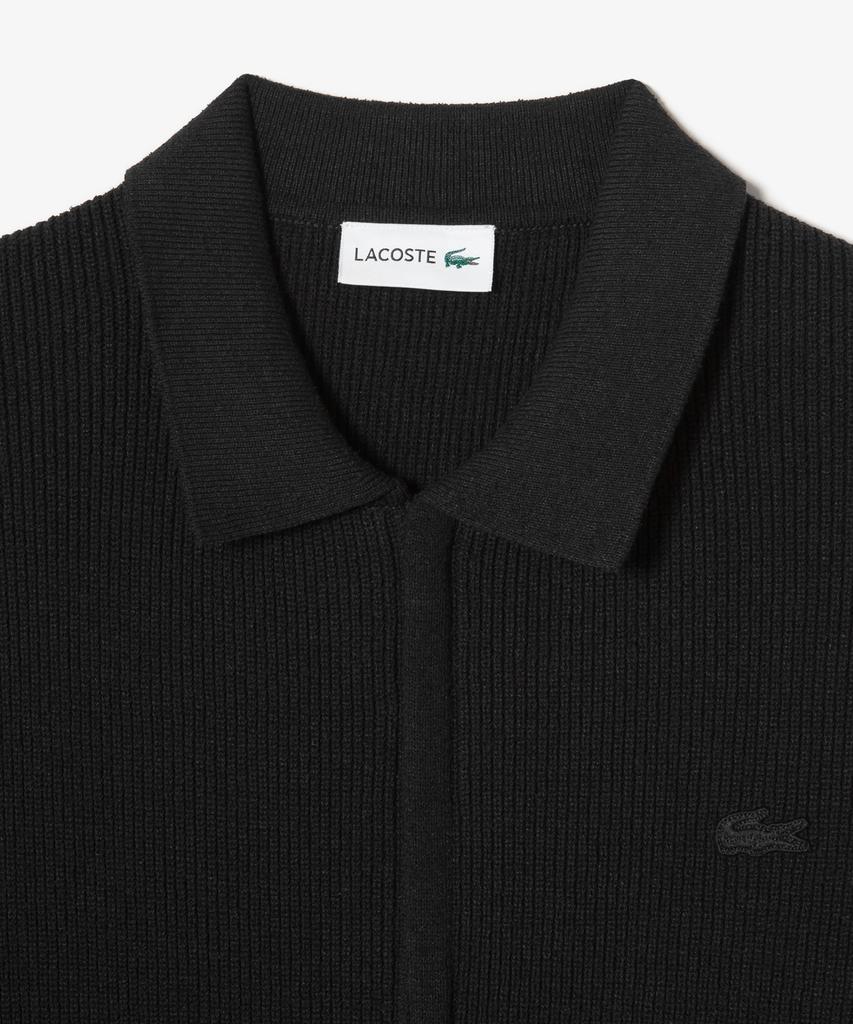 Lacoste Men'S Rib Collar Zip-Up Cardigan Ah403E-56G 031