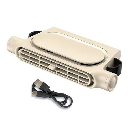Car Seat Fan for Rear Passenger Mini Portable USB Backseat
