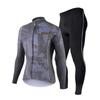 NUCKILY Men's Fleece Cycling Suit - Warm Autumn/Winter Pants for Mountain & Road Biking