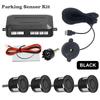 First Safe 12V 22mm Car Parking Sensor Kit Universal 4 Sensors Buzzer Reverse Backup Radar Sound Alert Indicator Probe System