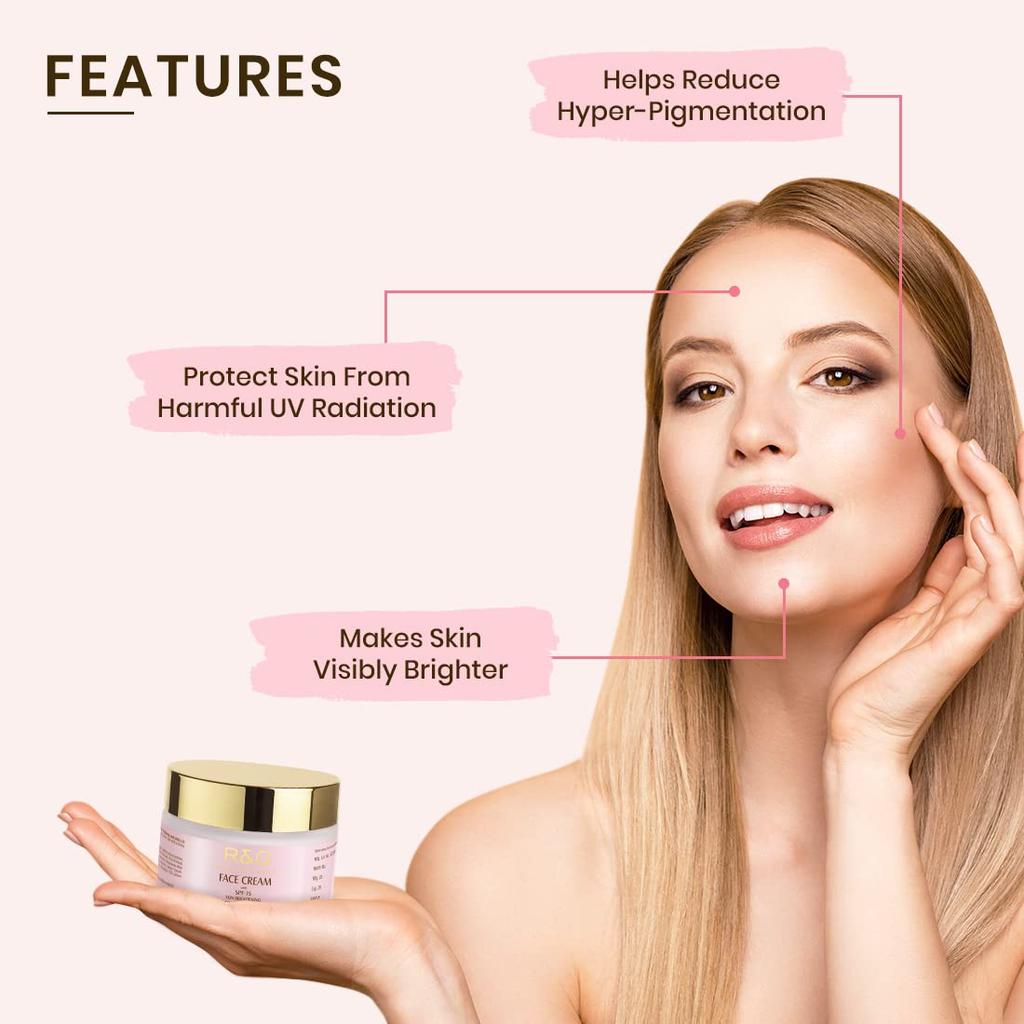 VASU R&G Skin Brightening Face Cream SPF-15 50 Ml Pack of 1 For Hyperpigmentation Dark Spots