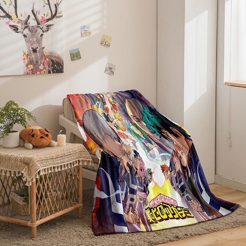 Card My Hero Academy Series Double Sided Flannel 3D Digital Printed Blanket Blanket