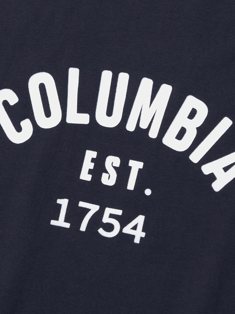 COLUMBIA UNIVERSITY Cu 1754 Arch Logo S/S T-Shirts Crown Navy