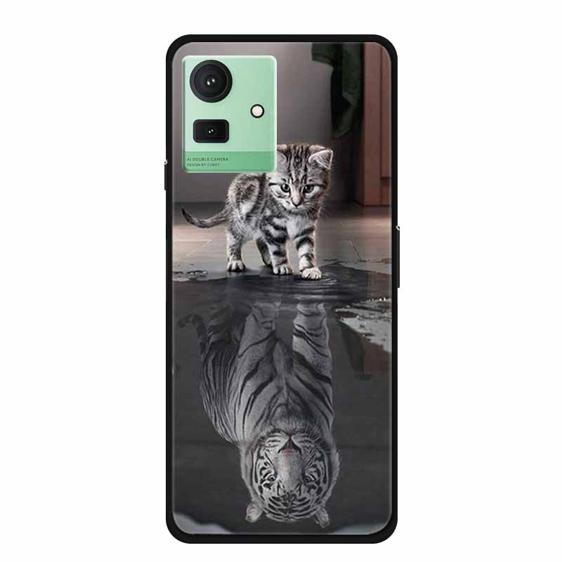 For Cubot Note 50 Case Shockproof Soft Silicone TPU Bumper for CUBOT Note 50 Global Cover Cat Luxury Note50 Cute Cartoon Shell