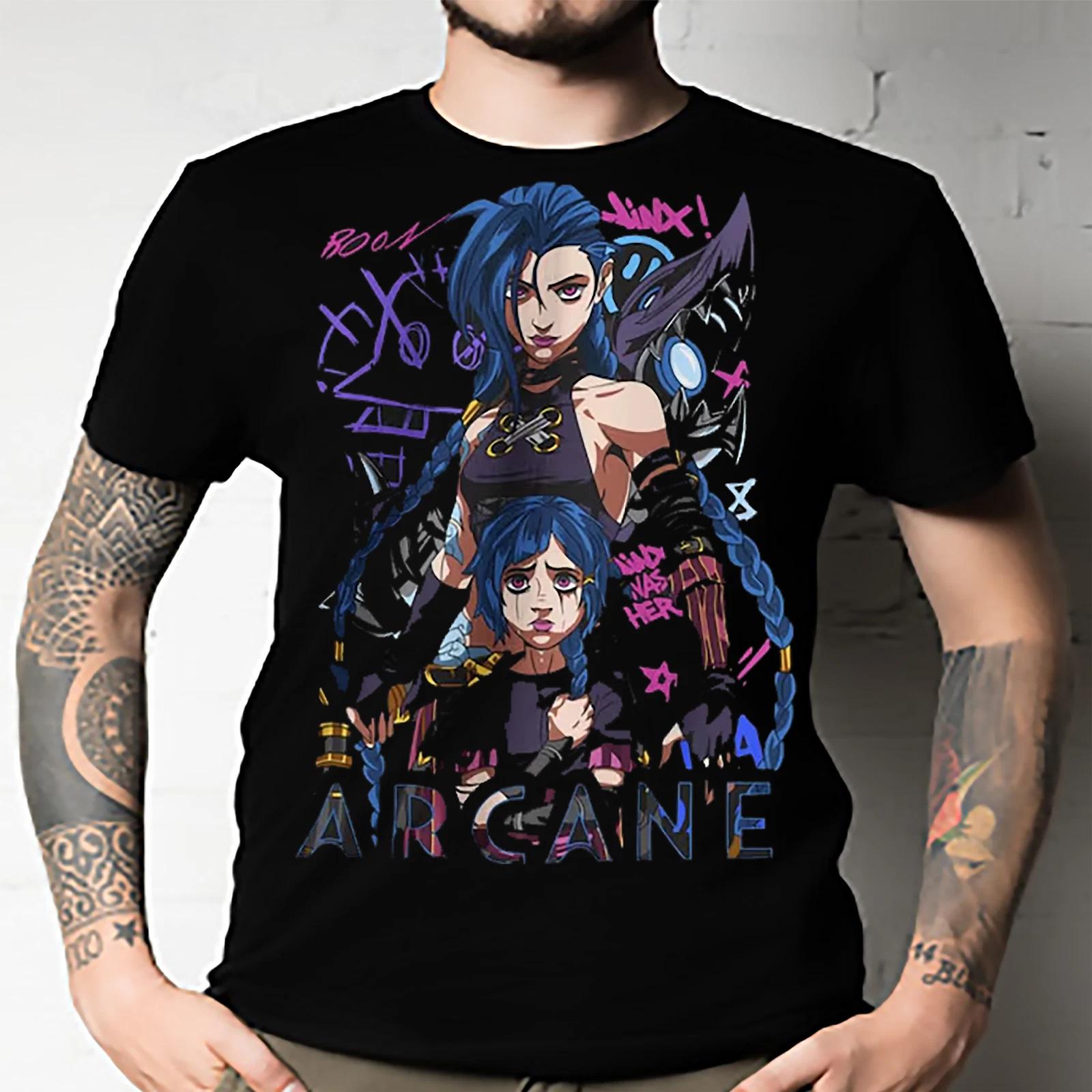 Men s and Women s T-shirts Jinx Arcane S