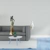 African Tribal Figurine Lightweight Decorative Sculpture Resin Animal Statue for Housewarming