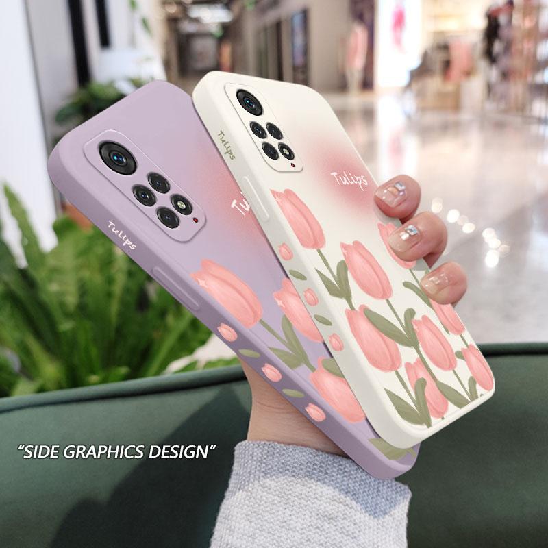 Elegant Tulip Phone Case For Xiaomi Redmi Note 15 Pro Plus 4G 5G Silicone Cover