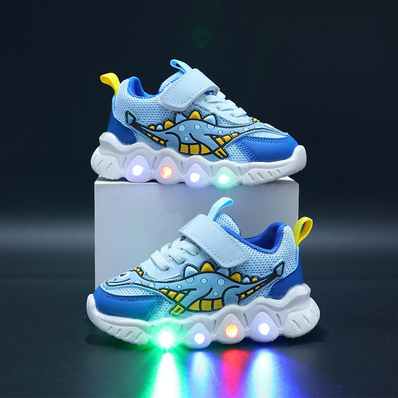 2025 New LED Children's Trainers Boys and Girls Tennis Shoes Sports Shoes for Toddlers Child Kids Sneakers