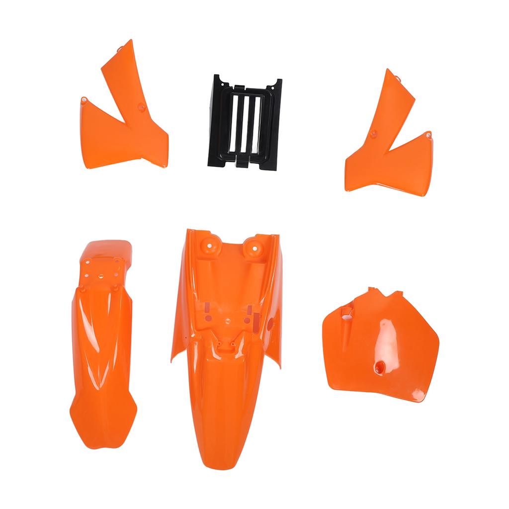 Motorcycle Fairing Cover Kit Orange Front Wheel Mudguard Splash Guard Kit for Senior Adventure