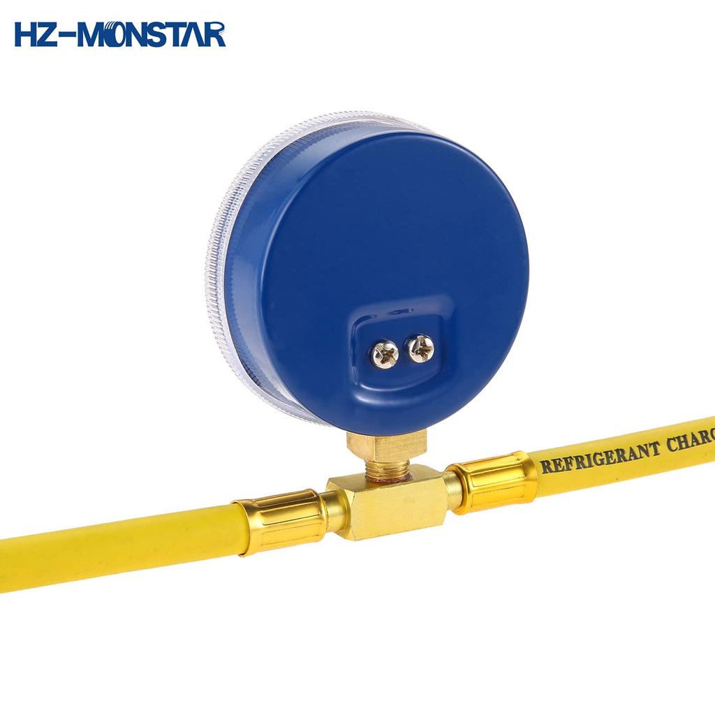 HZ-MONSTAR R134a Air Conditioner Gas Charger Kit, Tap Valve, Quick Coupler, Hose, Large Size